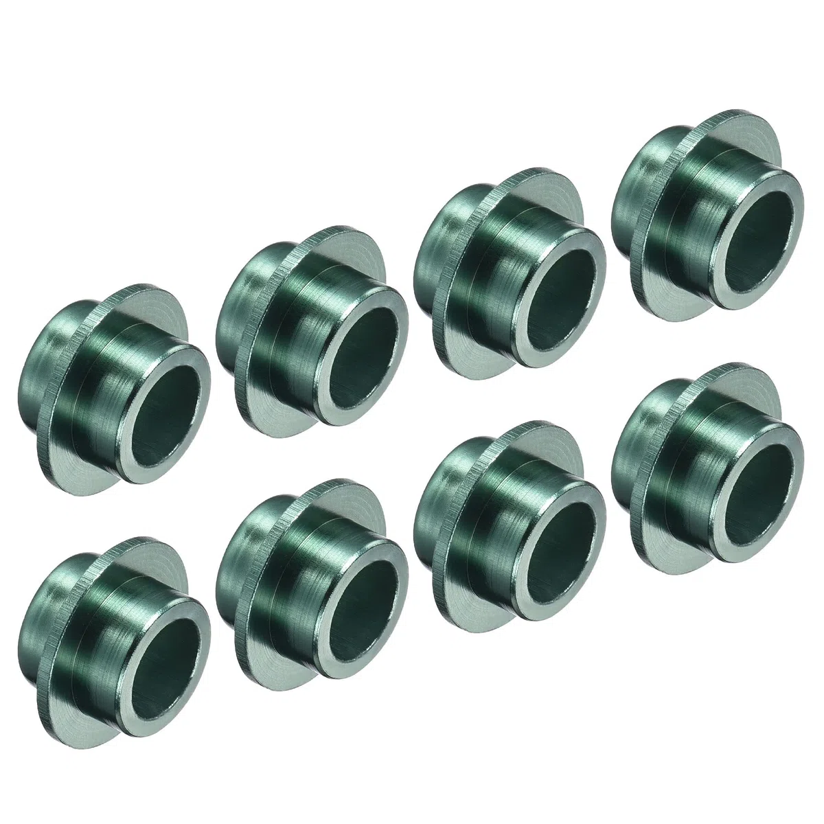 PATIKIL Inline ASSE Boccola Spaziatori, 8pz Cuscinetto Spaziatori Ruota Centro Alluminio per Pattini Rotelle, Verde