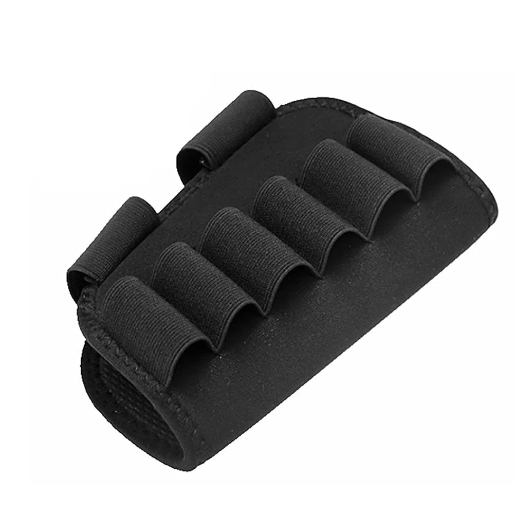 Tactical 6 Round Shotgun Buttstock Porta Munizioni 12/20 Ga Bullet Carrier Caccia Militare Fucile Softair Butt Butt Cartuccia Custodia
