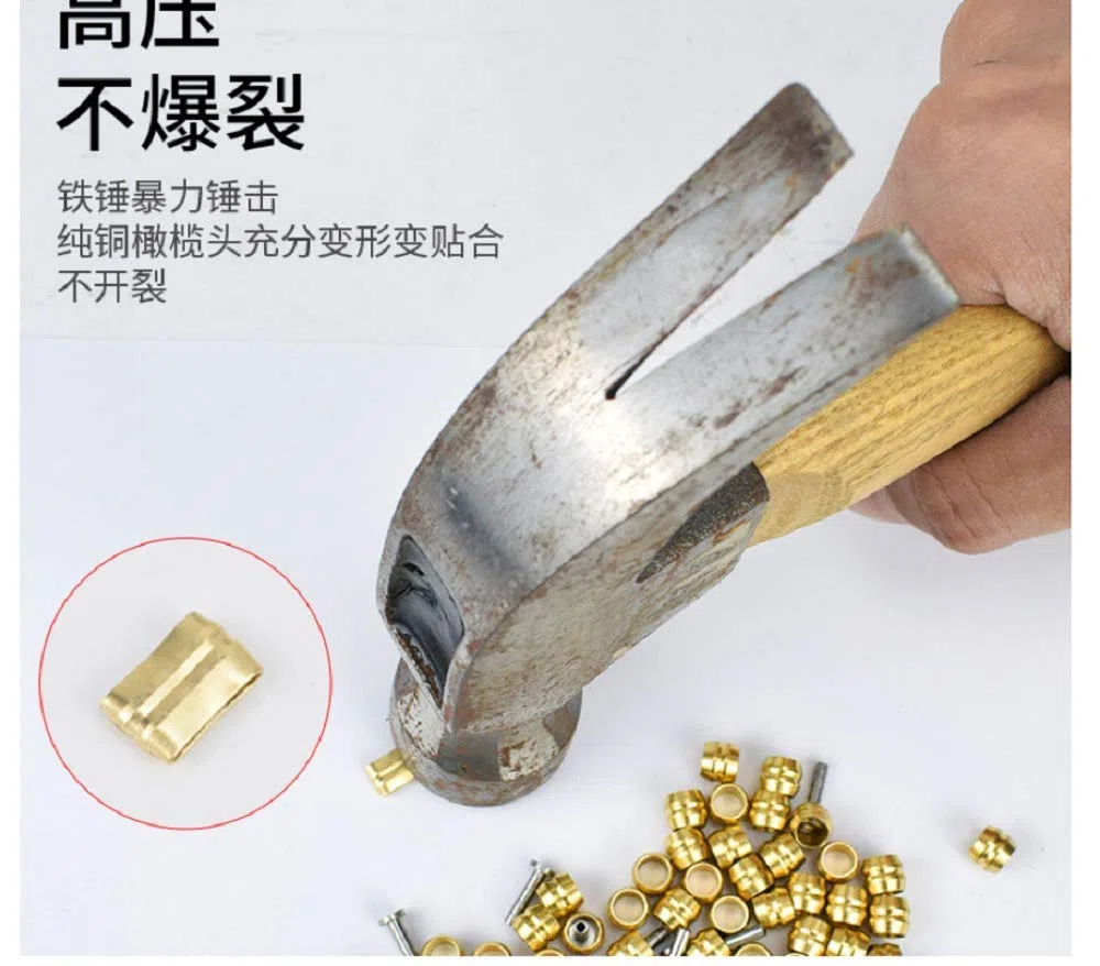 del Freno della Bicicletta di Oliva e in Ottone di Collegamento Inserto Kit per Shimano BH59 BH90 Avid Sram Magura della Bici Freno A Disco Idraulico Tubo (BH-59 (20pcs))