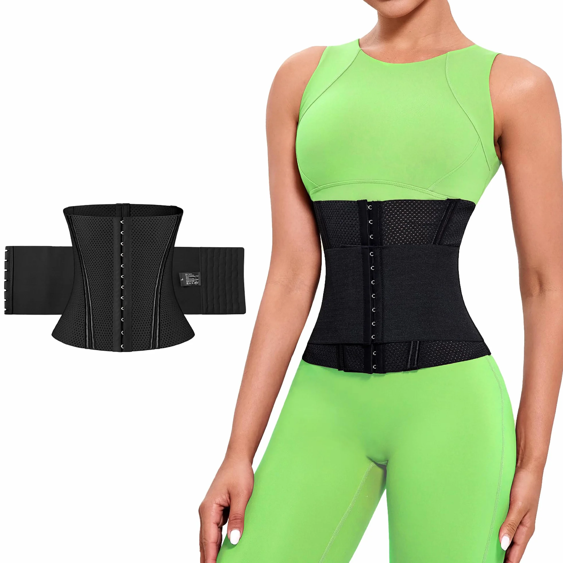 Fascia Addominale Dimagrante Corsetto Cintura Snellente Pancia Cincher con Regolabile Fascia Shapewear Intimo Modellante