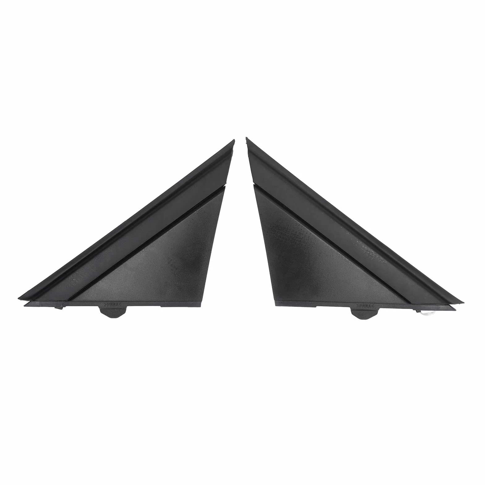 Coppia Copertura Bandiera Specchietto Retrovisore Sinistro Destro Decorazione Nera per 500 2012 2017,Coperture di protezione per luci