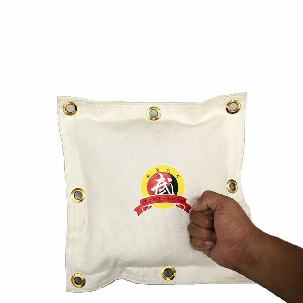 DETECH Mann Wing Chun Kung Fu - Borsa da parete in tela, cuscino da impatto, sacco da sabbia, sacco da boxe, sacco da parete Makiwara, cuscino da parete