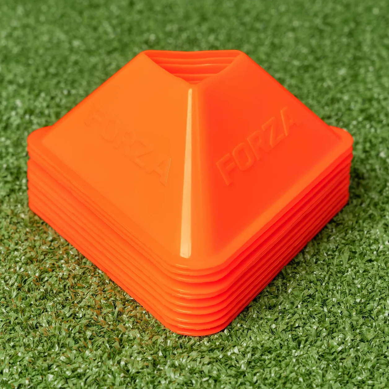 FORZA Mini Coni Triangolari 4,5cm Fluorescente Confezione da 40