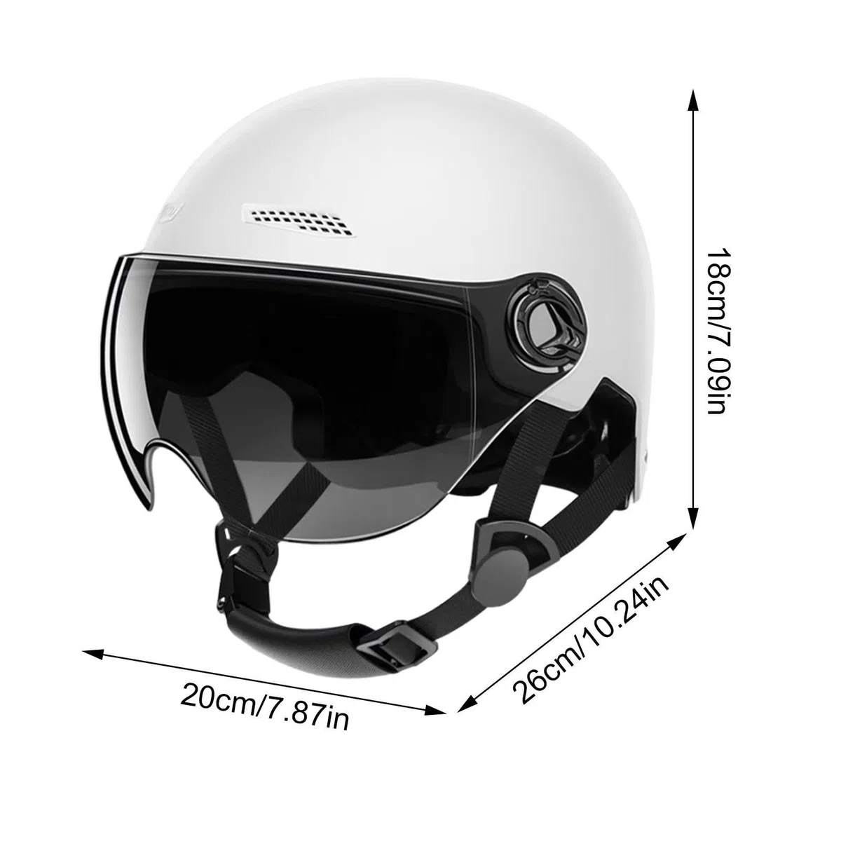 Casco Scooter, Casco Monopattino Elettrico Adulti, Mezzi Caschi Da Bici, Cascos Bicicletta Elettrico Con Visiera, Semicaschi Altamente Protettivi Unisex