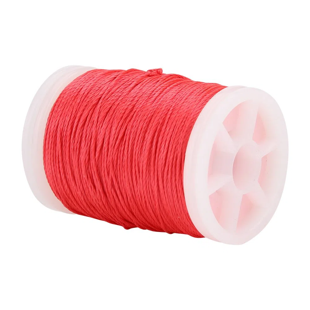 Filo per Arco, Corda in Nylon Resistente da 120 M, Ideale per Vari Tipi di Arco, Disponibile in 3 Colori(Rosso)
