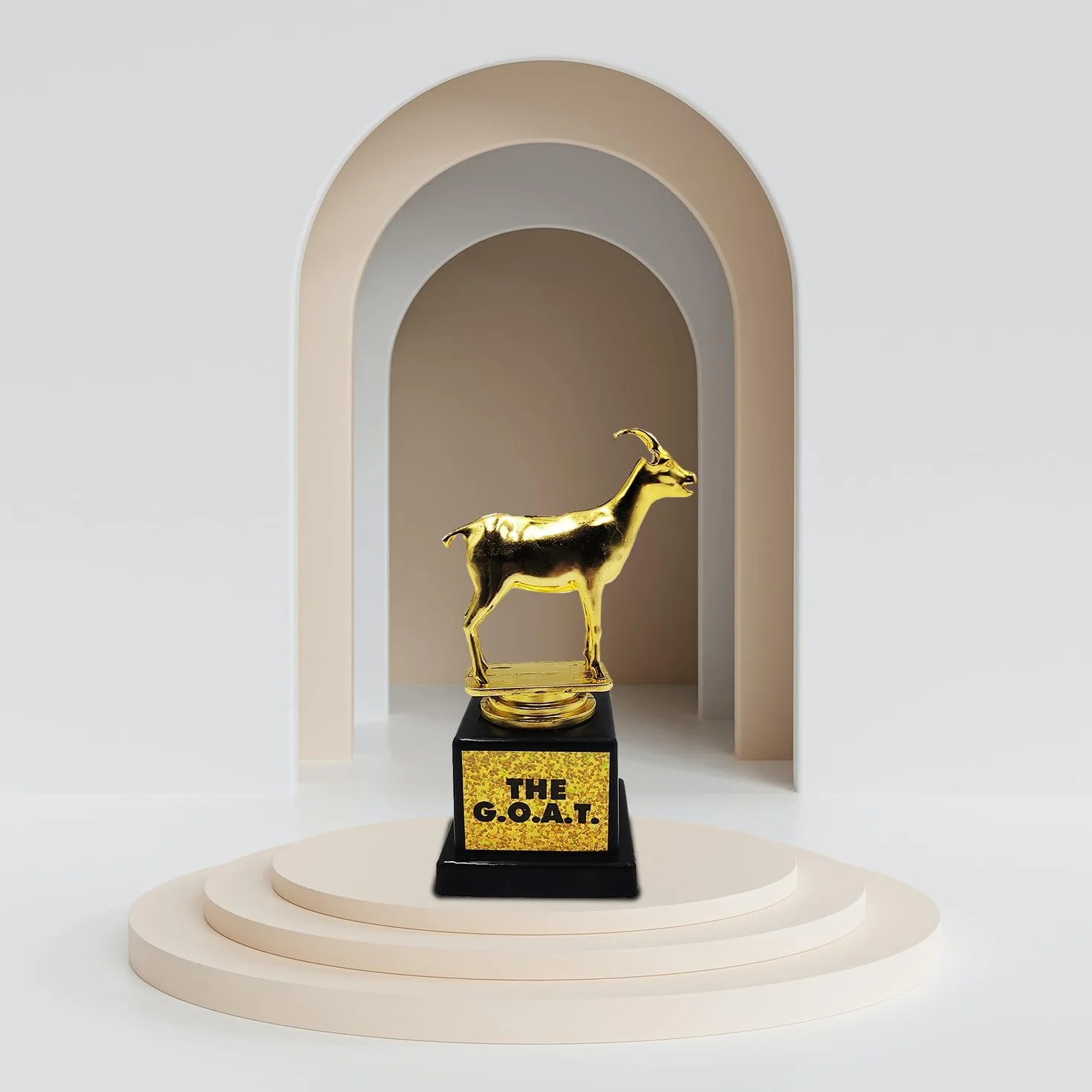 Mad Monkey Trofeo G.O.A.T per Il Tuo Migliore Amico - Decorazione Divertente
