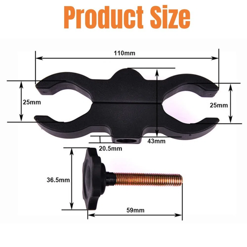 ACEXIER Barrel Gun Scope Mount Clip Morsetto per Torcia Torcia Telescope Sight Laser Bike Mult Gun Scope Accessori da Caccia
