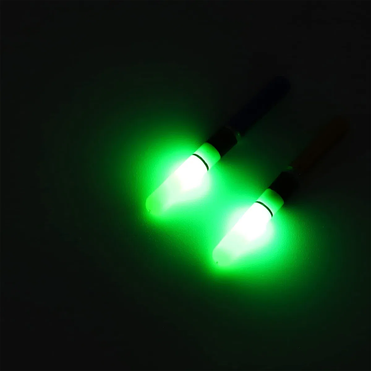 Galleggiante da Pesca Notturna 2 Pezzi Luci Elettroniche per Pesca Notturna Bobber Luminoso Accessori Pesca Notturna con LED Ricaricabile