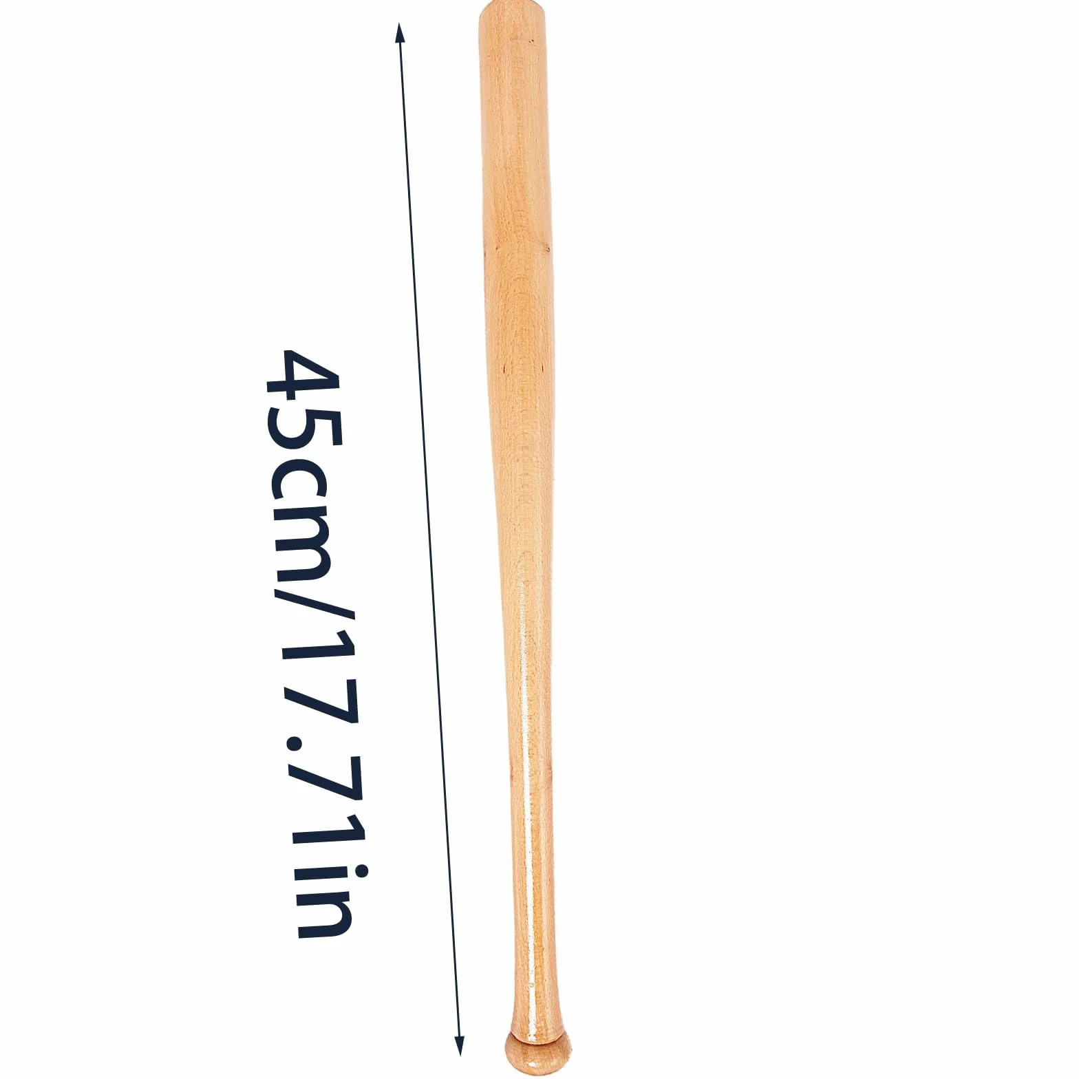 Mazza da baseball 45,7 cm legno grezzo non verniciato