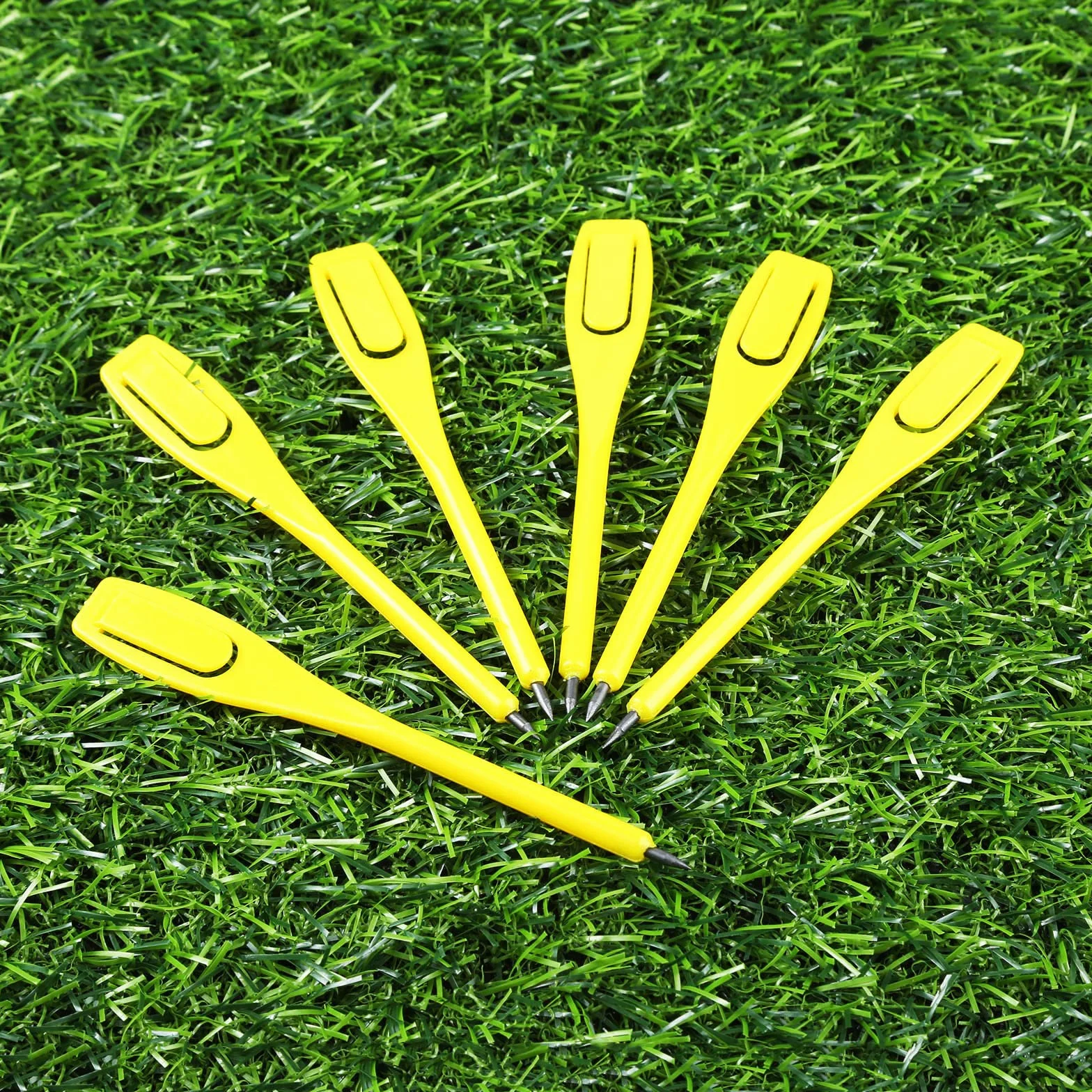 Matite per segnare i punteggi del golf, 50 pezzi, Yellow