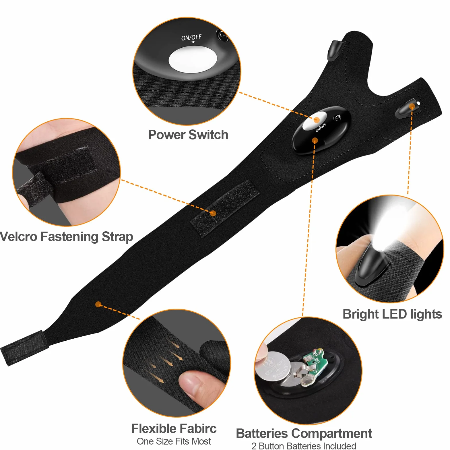 BIIB Regalo Uomo, Guanti con Luce LED, Regalo Uomo Compleanno, Regali per Lui Gadget Utili, Regalo Anniversario per Lui, Regali per Papà, Regali per Lui/Lei, Festa del Papà