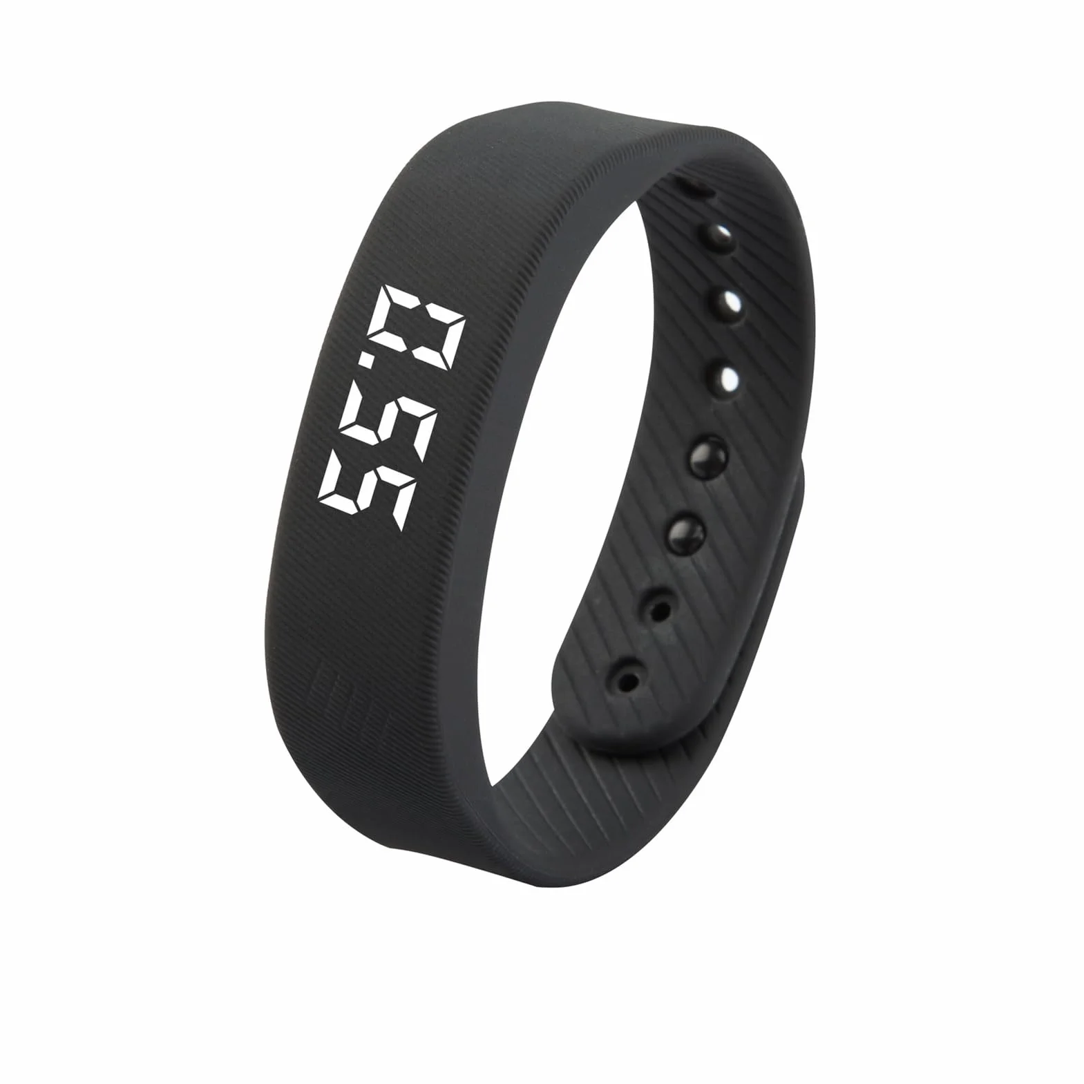 Orologio contapassi, orologio contapassi, orologio fitness intelligente, braccialetto sportivo fitness per registrare calorie, distanza, passi, senza Bluetooth, senza app dispositivo; nero
