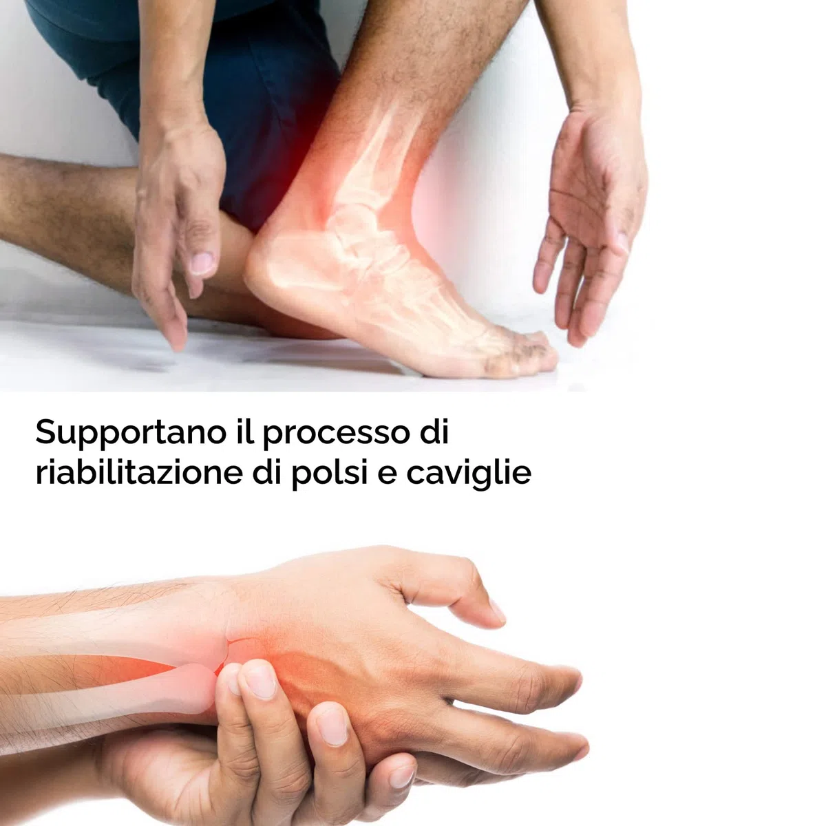 FFitness Pesi per Polsi e Caviglie (2 x 0.50 kg) Wrist/Ankle Weights con Cinturino Regolabile a Strappo