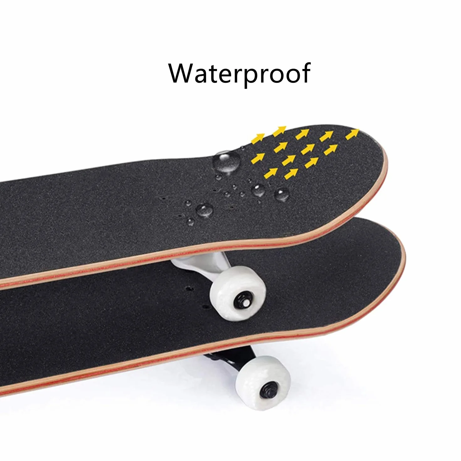 Skateboard Grip Tape 84x23cm Griptape antiscivolo foglio singolo a grana grossa