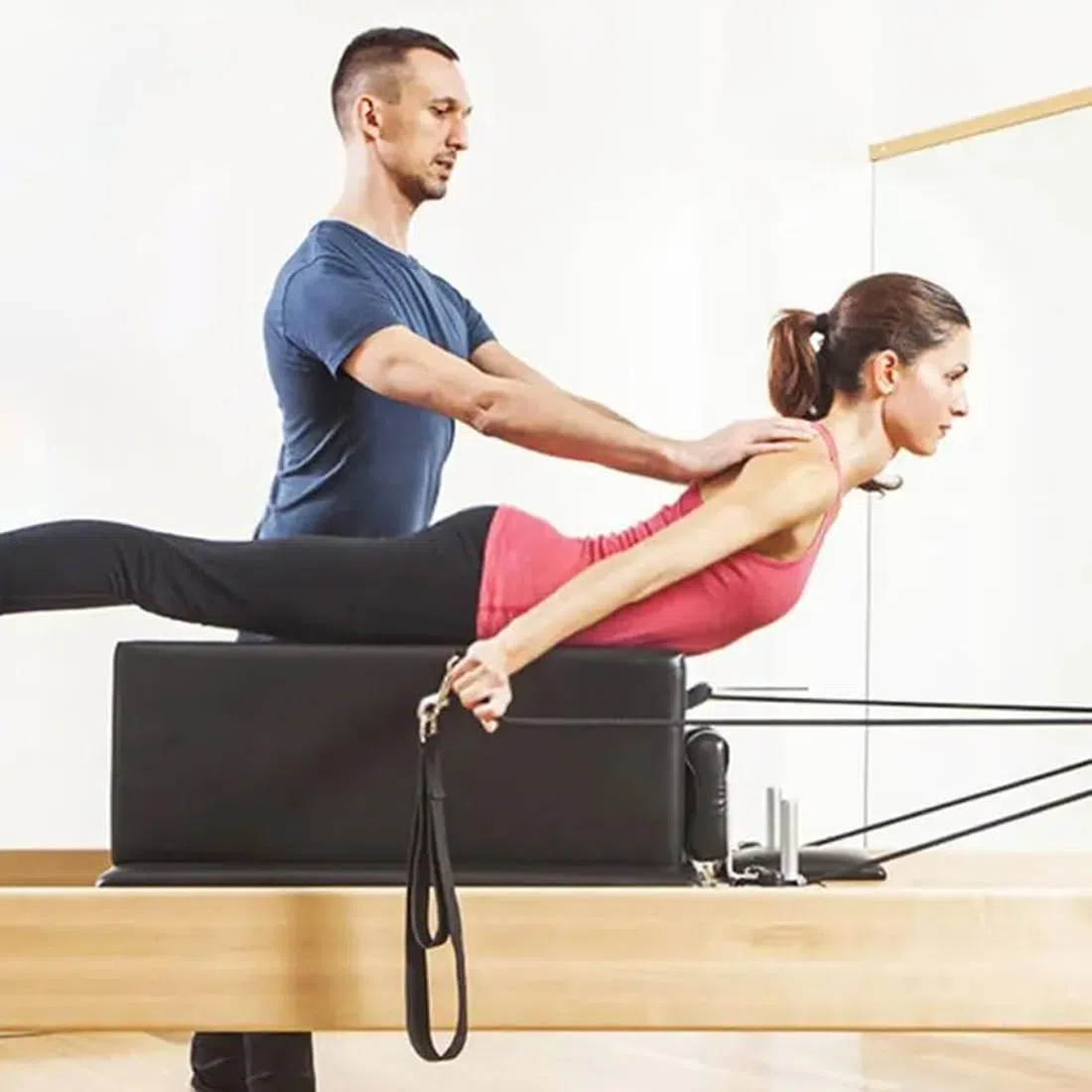 IKOPFLN Corda per Tricipiti con Cavo, Fissaggi per Pull Down con 2 Lunghezze (65cm e 50cm), Cinghie per Estensione Tricipiti, Attrezzatura Palestra per Allenamento a Casa