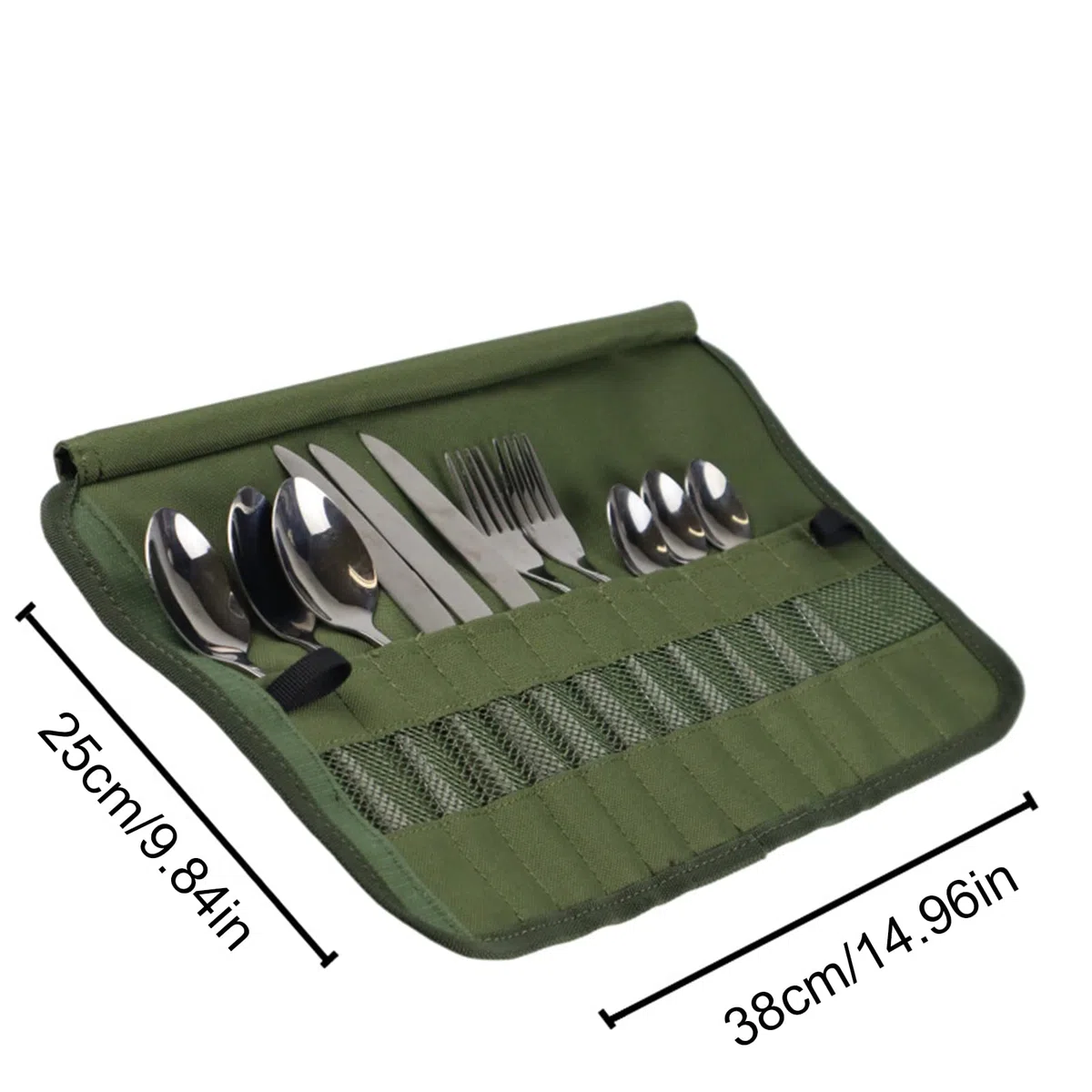 Borsa Piccola Per Coltelli Da Chef, Borsa Avvolgibile In Poliestere, Borsa Avvolgibile Per Stoviglie Da Campeggio, Borsa Portatile Per Coltelli Da Chef, Borsa Avvolgibile Per Stoviglie Da Campeggio