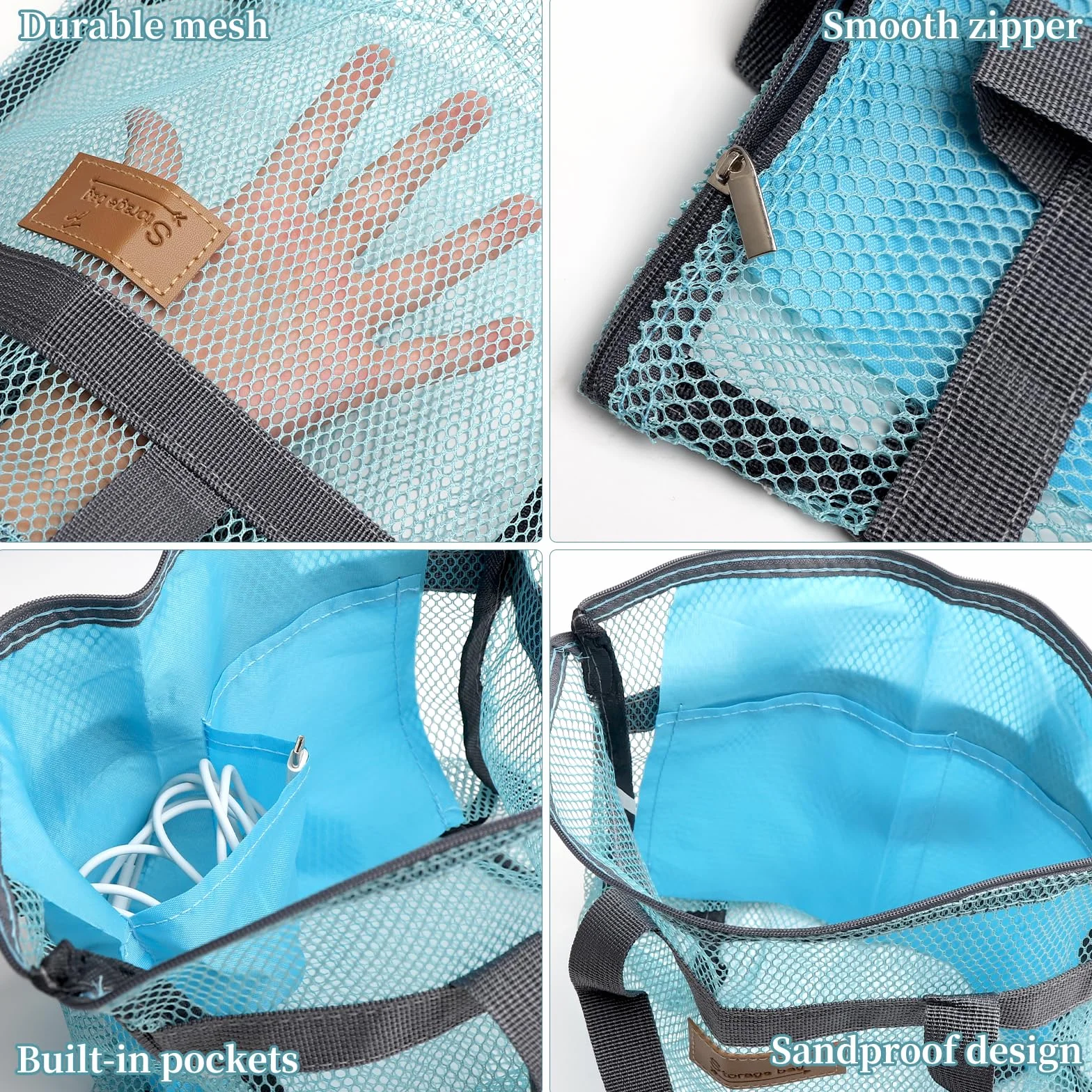 3 Pezzi Borsa da Doccia da Campeggio, BorsaCapiente per Giochi da Spiaggia,Borsa daDoccia Pieghevole da Campeggio per Palestra, Doccia, Viaggi e Campeggios