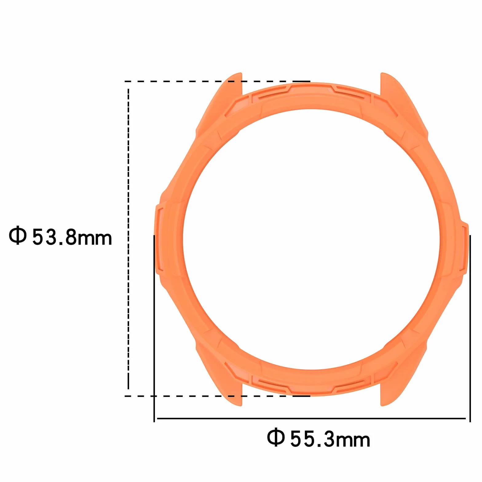 Custodie per Garmin Epix Pro Gen 2 51 mm/Fenix 7X Pro - Custodia protettiva in TPU, guscio protettivo per telaio (nero)