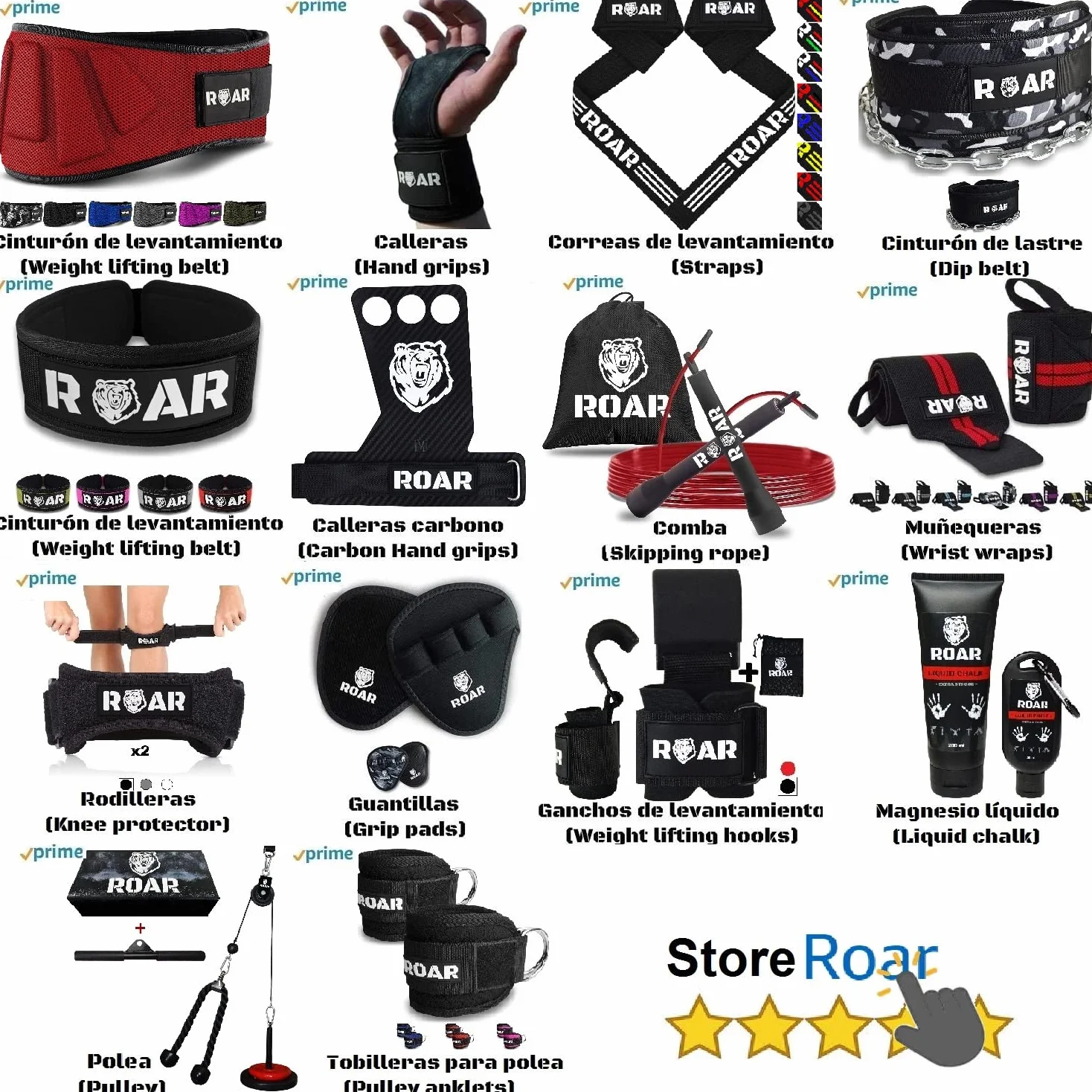 Roar® Guanti Crossfit Uomo Donna Paracalli Palestra