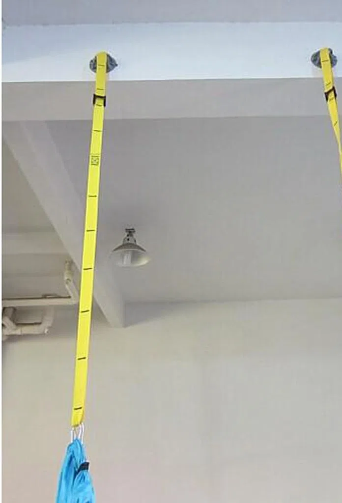 G5 HT SPORT【Gancio Da Parete E Soffitto/Anello di Ancoraggio Ø12 cm per, Sospension-Trainer, Yoga Swing 】 anelli da ginnastica Supporto Parete & Soffitto 360° in Acciaio,Portata 450 kg