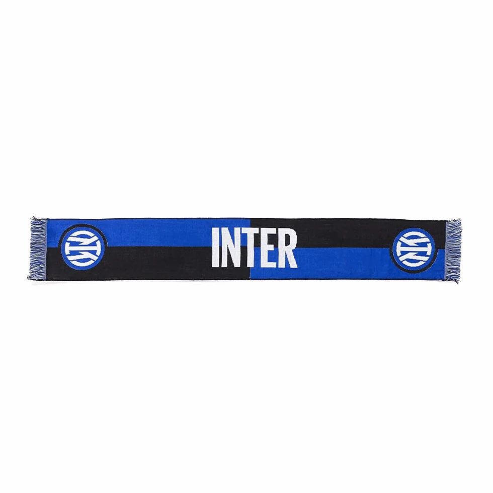 Inter Sciarpa Nuovo Logo Jaquard, Diverse Colorazioni Sciarpa Stadio Unisex - Adulto (Pacco da 1)