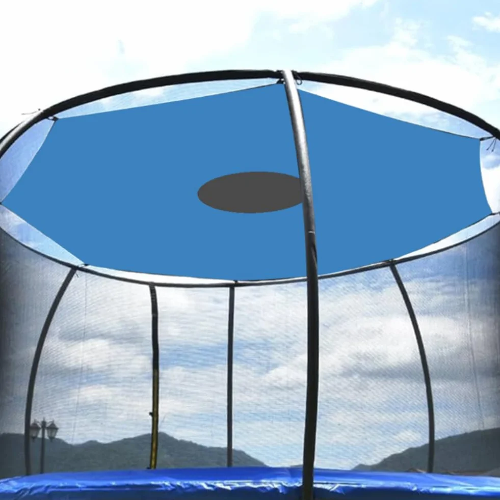 Copertura Parasole per Trampolino, Ø 183 244 305 366 427 cm Copertura per Trampolino, Copertu-ra Superiore per T-rampolino, Resistente ai Raggi UV & Impermeabile