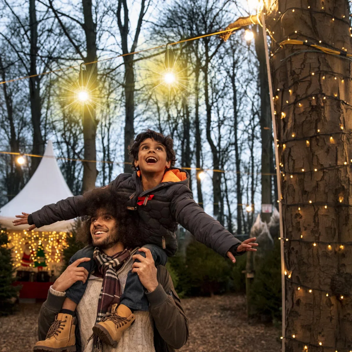 GAOUTO 3 pezzi lampada da campeggio ricaricabile LED portatile luce luminosità regolabile 3 modalità