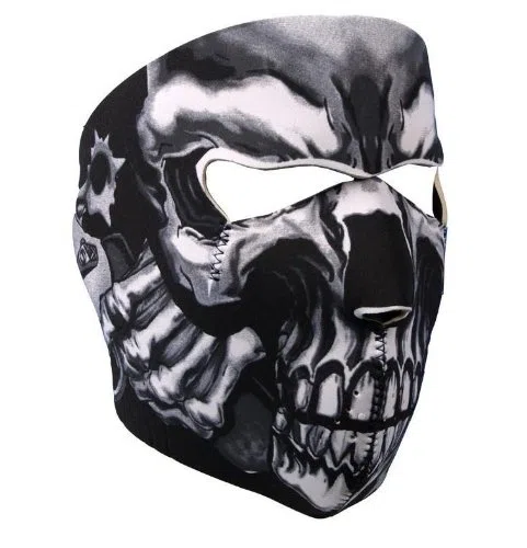 Maschera neoprene Assassin's Skull Full Face Mask - Taglia unica regolabile - Moto Airsoft Paintball
