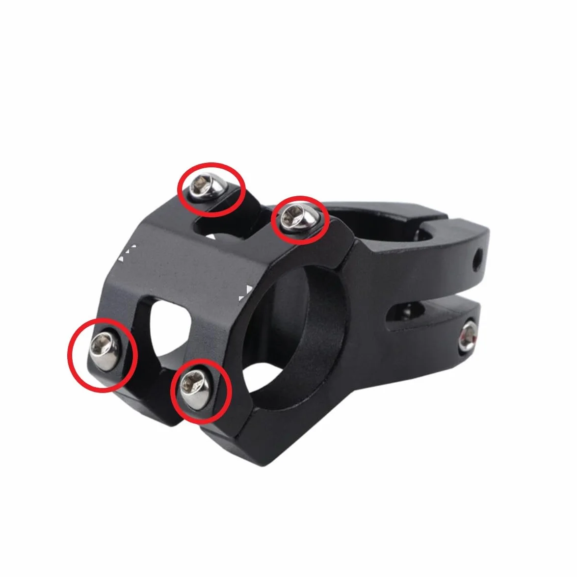 Set di 6 viti per attacco manubrio, per bicicletta, per bici da corsa, MTB, mountain bike, M6 x 20 mm