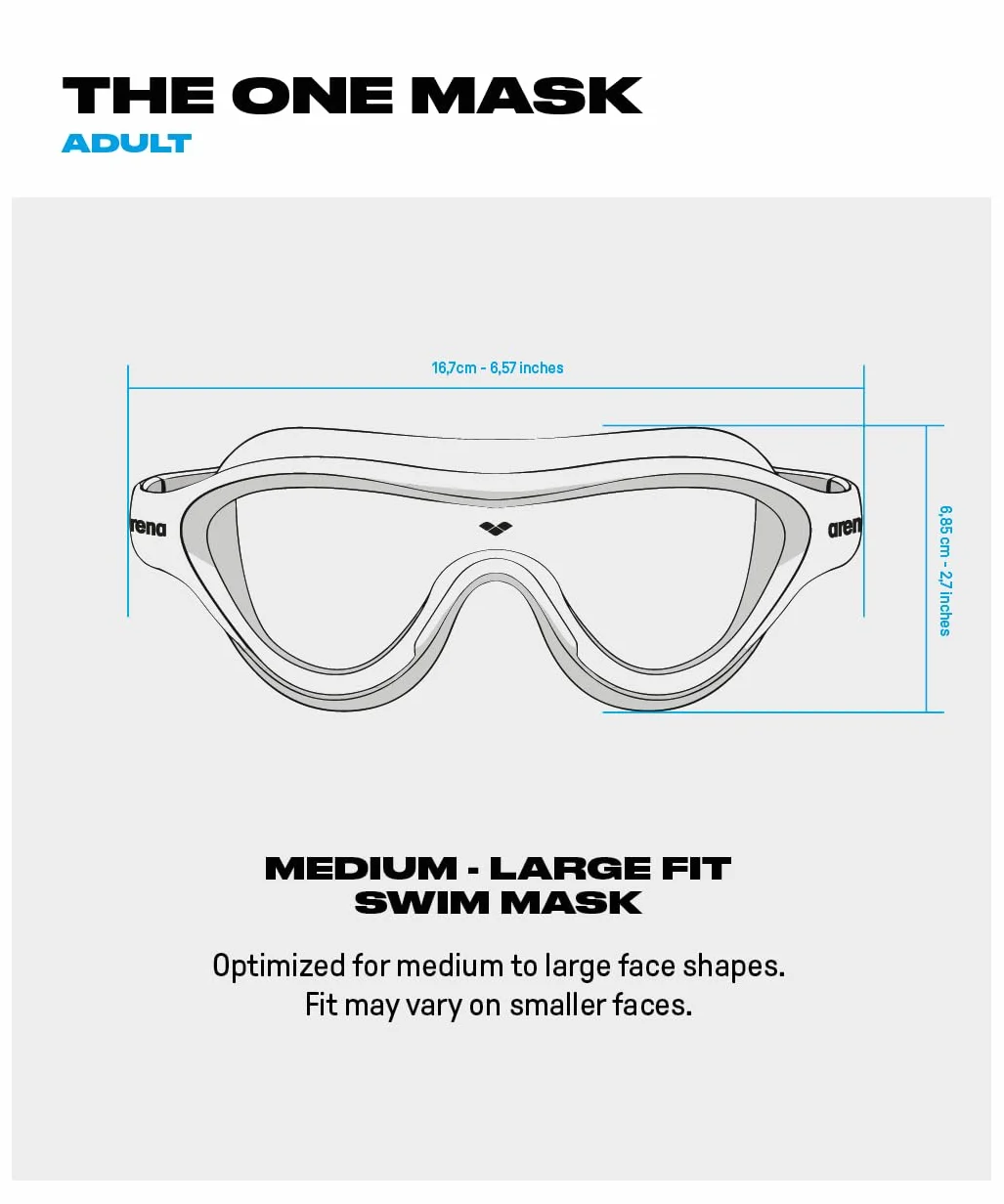 Arena The One Mask - Occhialini Unisex Adulto