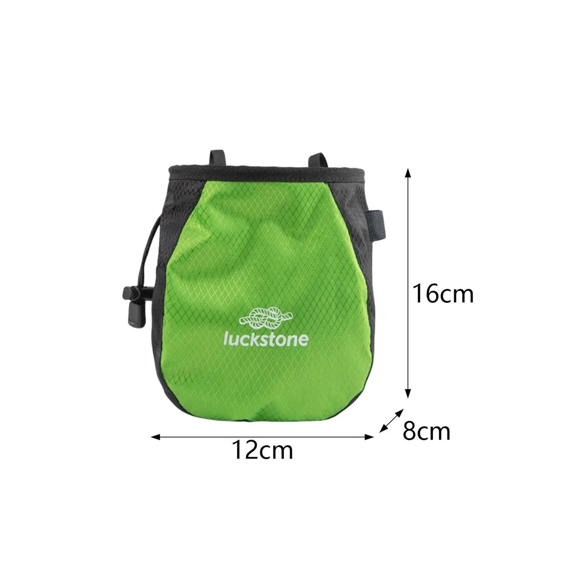 rockible Custodia Porta Magnesite con Cinturino in Vita Regolabile Tasche Ricaricabili Confezione Porta Magnesite per Allenamento, Palestra