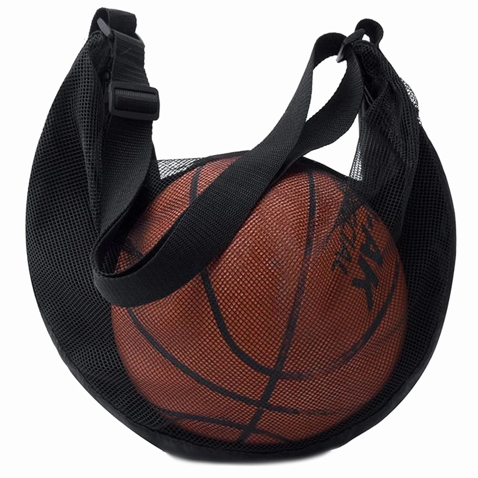 Zaino Basket, Sacca Pallone Basket, Borsa da Basketball Grande per Palestra, Zaino Calcio con Scomparto, Regolabile, Borsa a Rete per Calcio, Basketball, Pallamano, Pallavolo