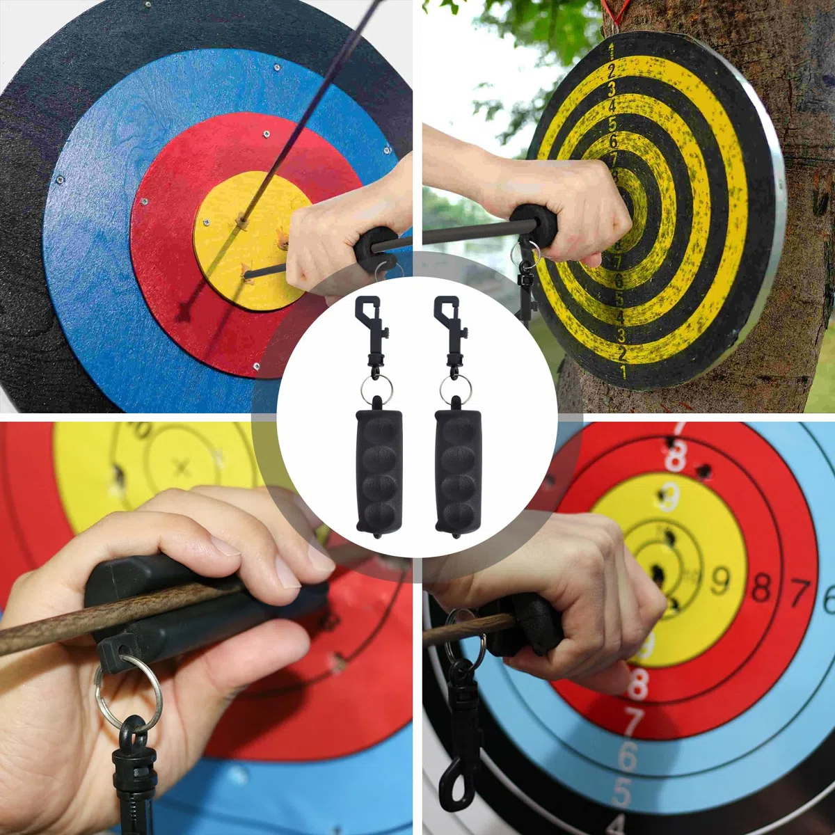2 Pezzi Estrattore di Frecce in Silicone, Portatile Tiro con L'Arco Freccia Estrattore per la Pratica del Tiro con L'Arco Strumento di Rimozione Efficiente delle Frecce