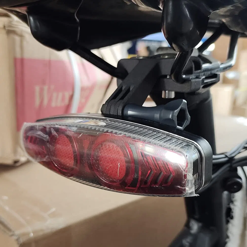 Supporto elettrico per bicicletta posteriore con supporto per fotocamera, compatibile con e-bike e accessori per bicicletta, alta all'usura