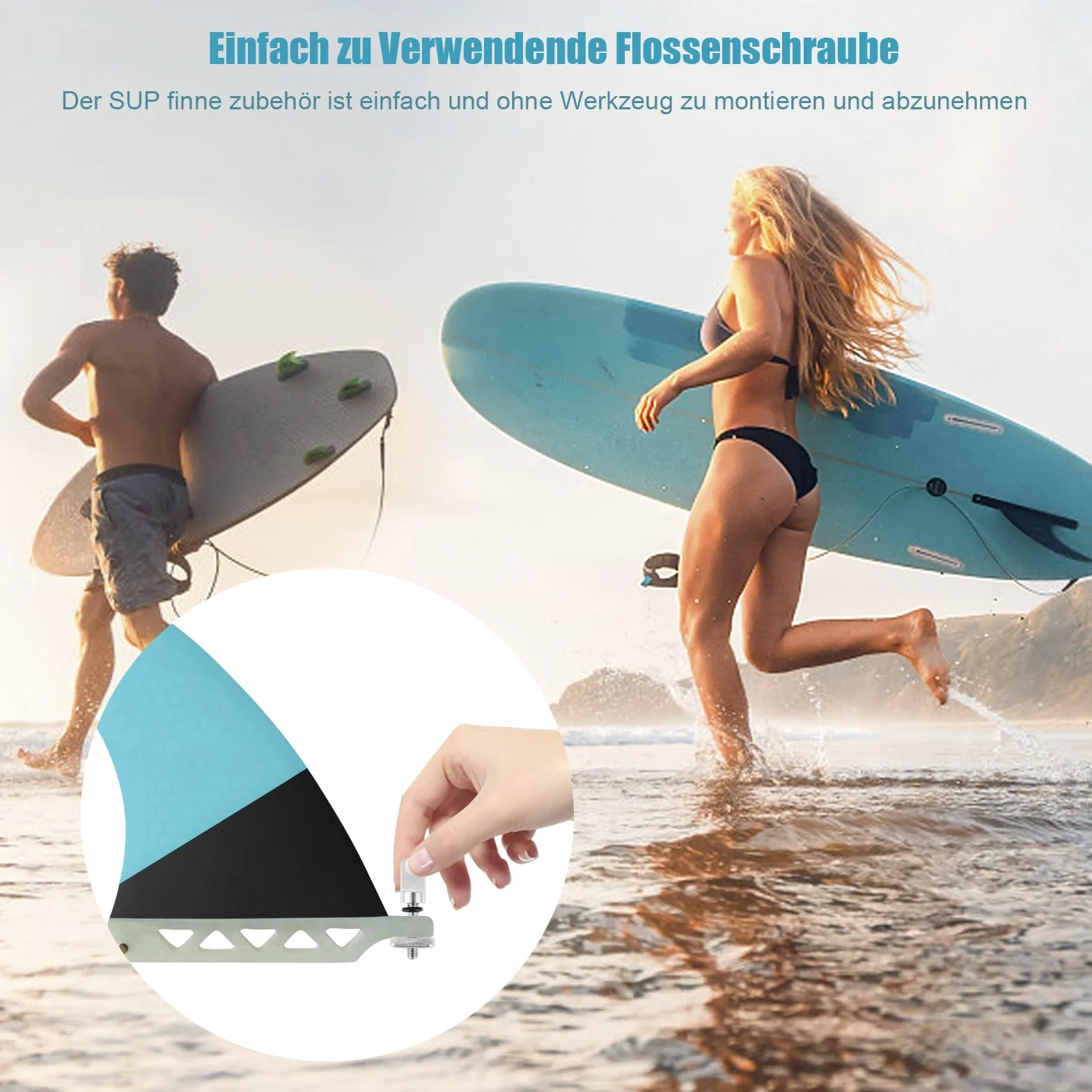 8 viti per tavola da surf SUP, viti per tavola da surf, in acciaio inox 316, viti per tavola da surf, viti per longboard, viti universali, accessori per single fins paddle Board Fin Box