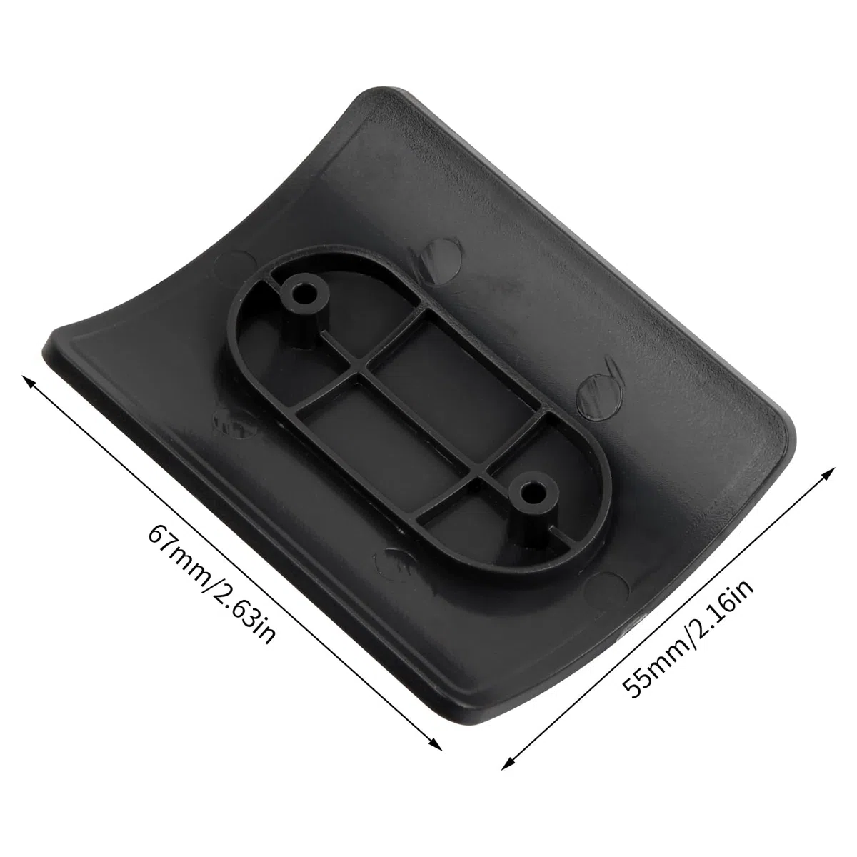 Portatarga per Monopattino Elettrico, Supporto per Targa Monopattino con Viti, Compatibile con M365 Pro 2