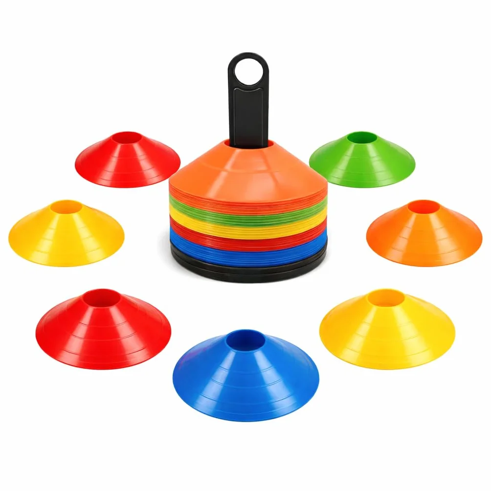 Cappellino per Marcatura Colorato Accessori Calcio Slalom Training