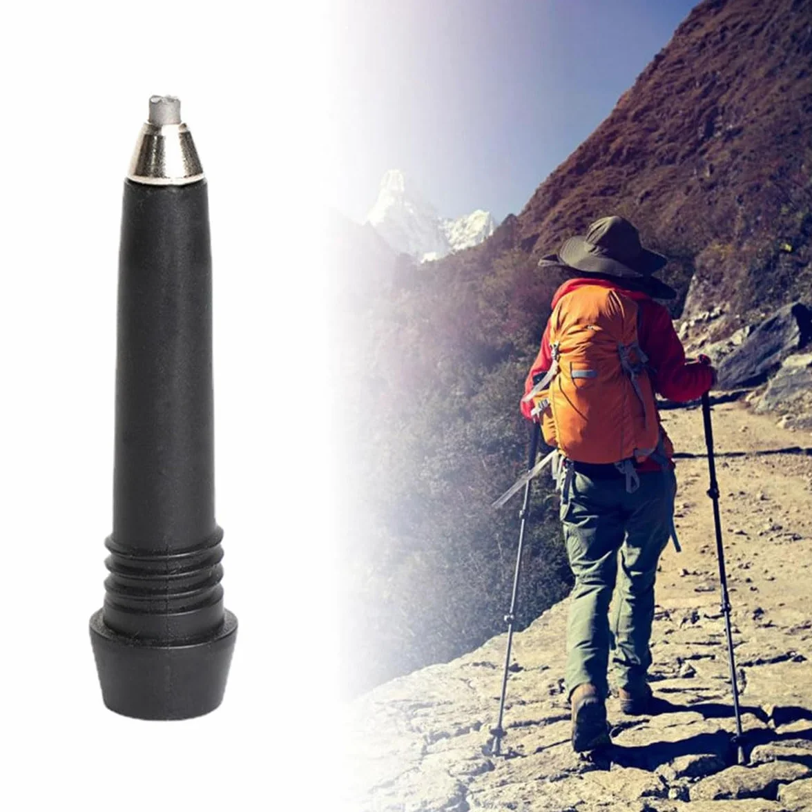 Punta per Canna da Trekking Portatile, Walking Asta di Ricambio, 4 Pezzi