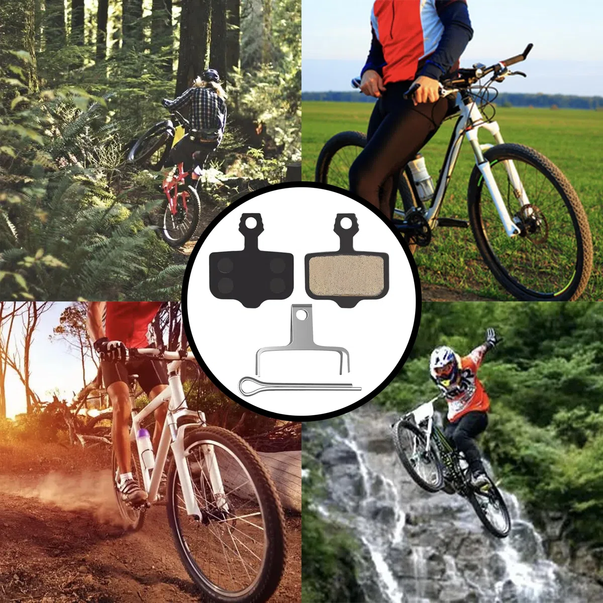 4 Paia Pastiglie Freno a Disco Bicicletta per Avid Elixir e1 e3 e5 e7 e9 Er Cr Mag Xo Xx x7 x9 Xxwc Db3 Db5 Mtb Compatibili Con Freni a Disco Idraulici Nutt