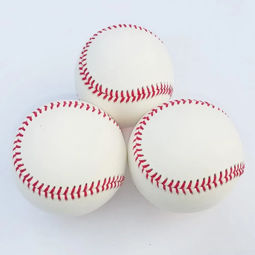 Palline da baseball professionali da allenamento a 9 pollici senza marchio per il lancio e il lancio