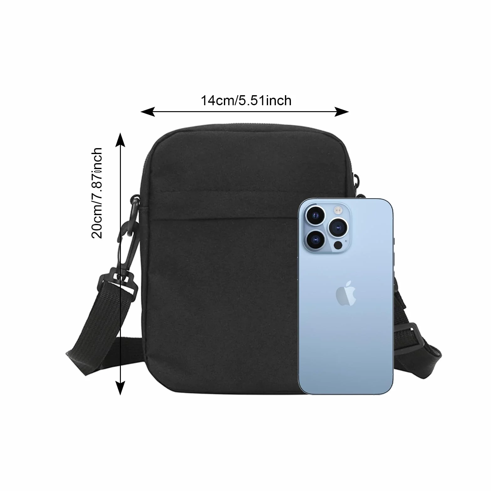 Zaino per Spalla Piccola, Borsa a Tracolla, Borse a Tracolla per Uomini e Donne, Borsa a Tracolla Versatile, Per Escursioni, Camminando, Ciclismo, Viaggio, Ciclismo, Caricabatterie USB