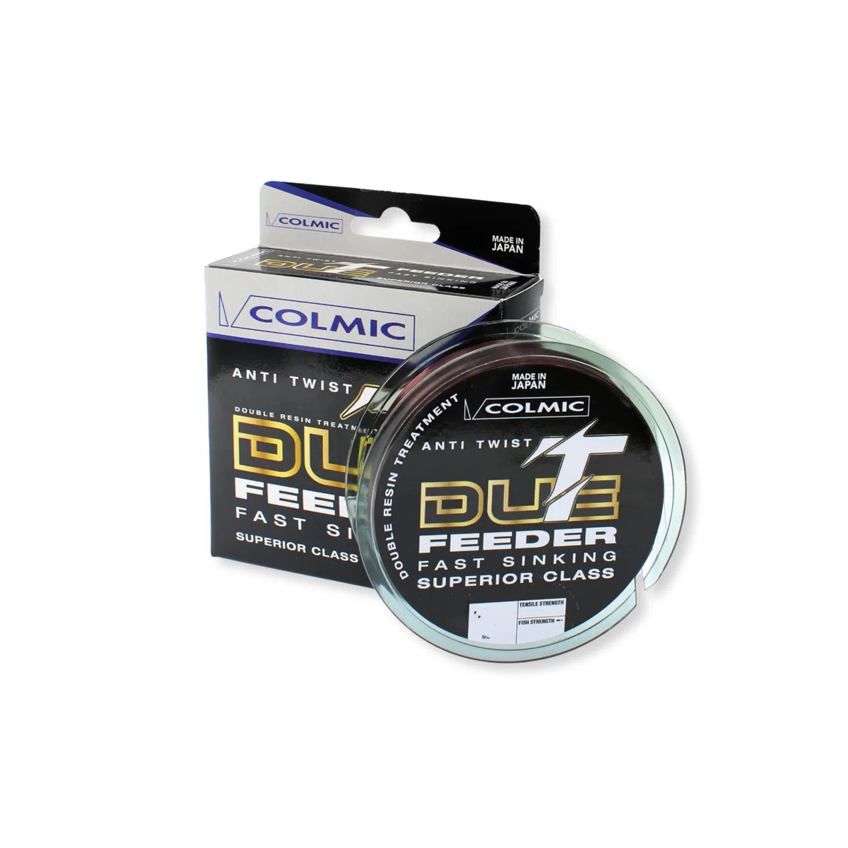 Colmic T-DUE Feeder Fast Sinking – Bobina Monofilo da Pesca Made in Japan – Anti Twist, Affondamento Rapido, Resina Fluorurata, Alta Sensibilità – Prodotto Ufficiale Colmic