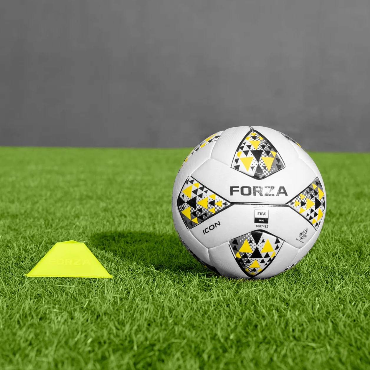 FORZA Mini Coni Triangolari 4,5cm Fluorescente Confezione da 40