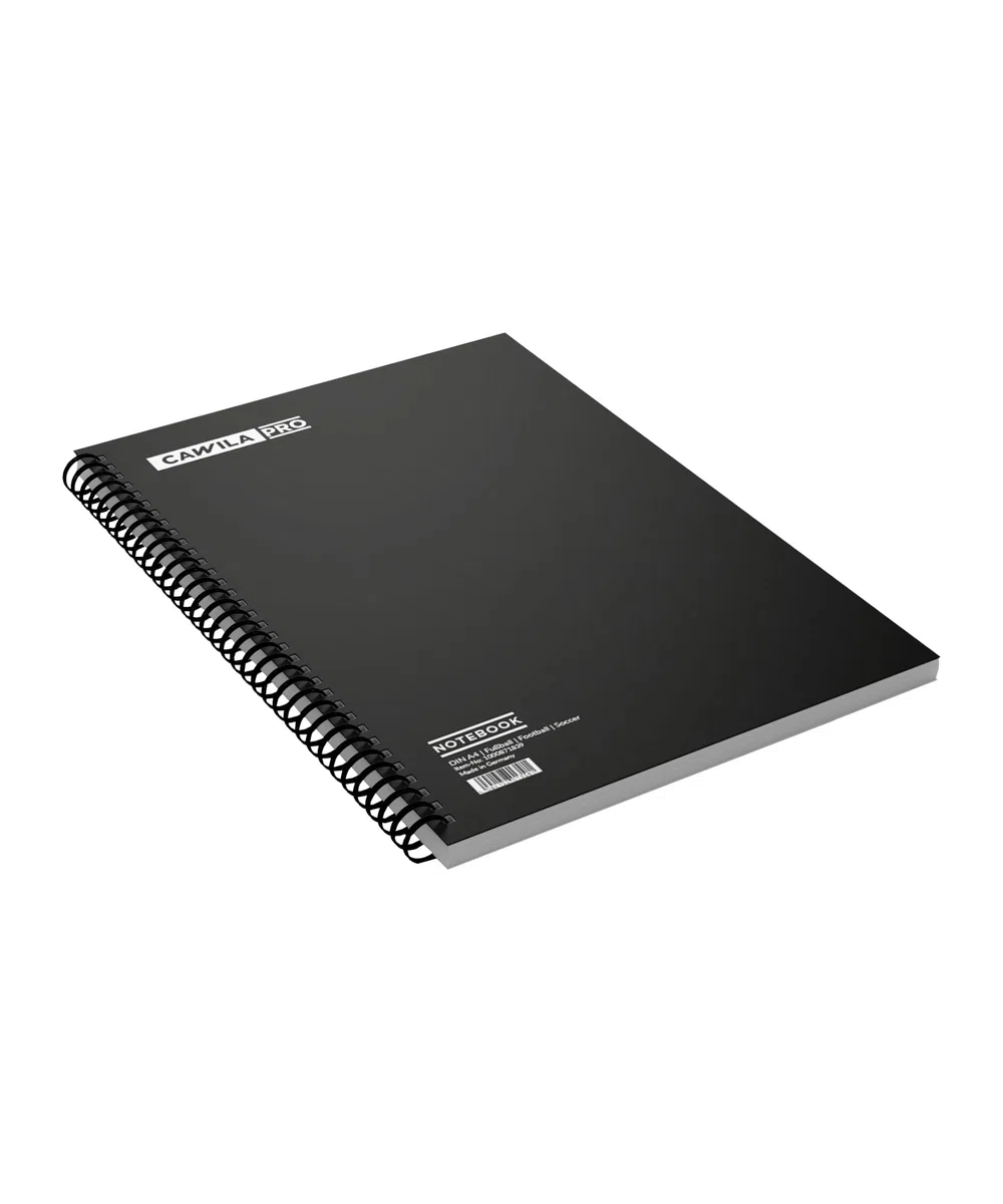 Cawila PRO Notebook, blocco raccoglitore ad anelli, formato A4, 100 fogli, blocco educativo per allenatori