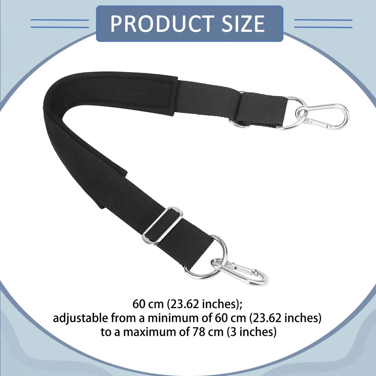 Cinghia per Piedi da Pilates, Cinghia Yoga e Ginnastica, Allenamento Regolabile 60-78 Cm, Accessori per Pilates, Grado di Fissare la Postura PER Fitness Gambe e Corpo Allungamento
