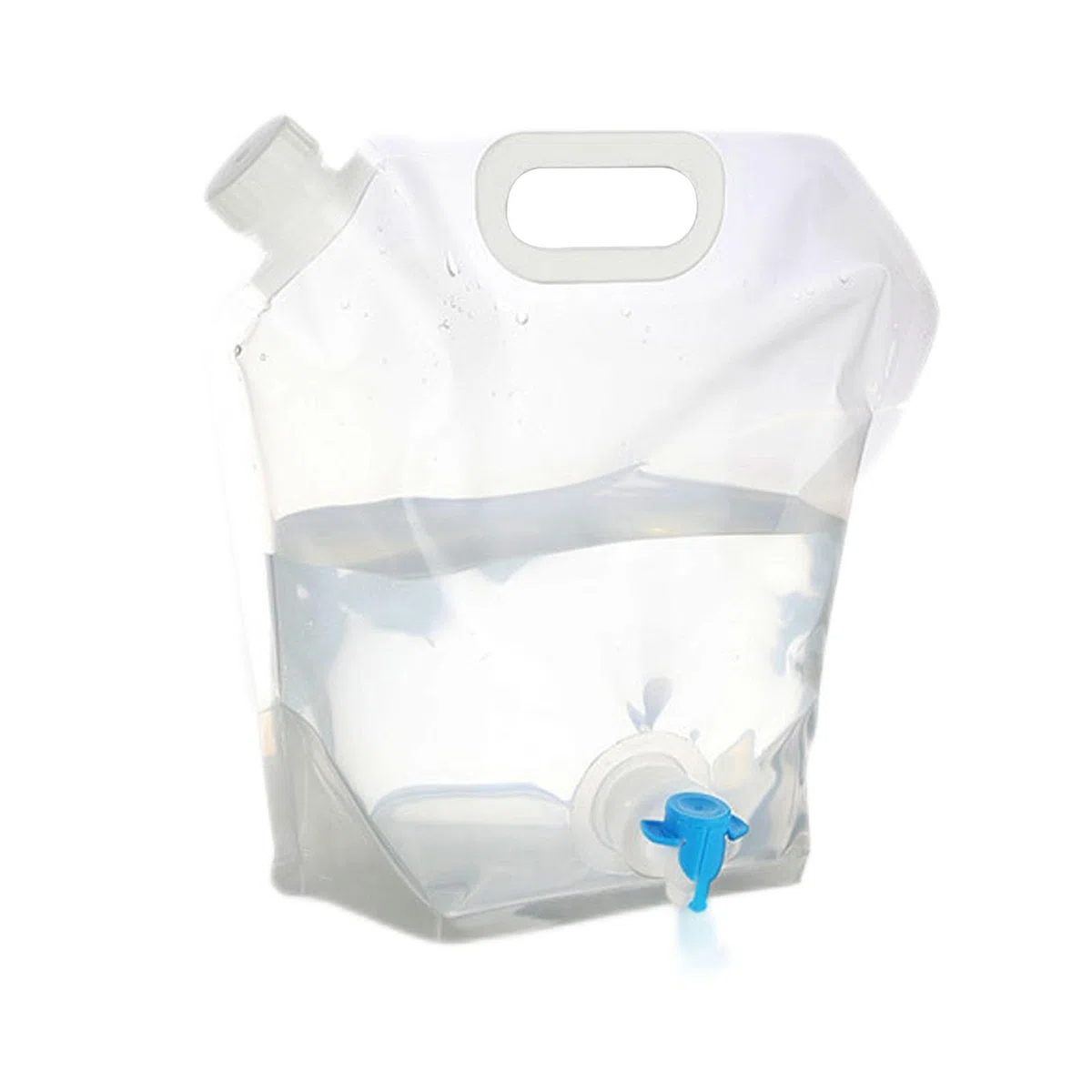 Contenitore per acqua da campeggio con rubinetto - Sacchetto di stoccaggio 'acqua esterno 5L/10L | Contenitore per acqua pieghevole | Serbatoio d'acqua pieghevole per campeggio,