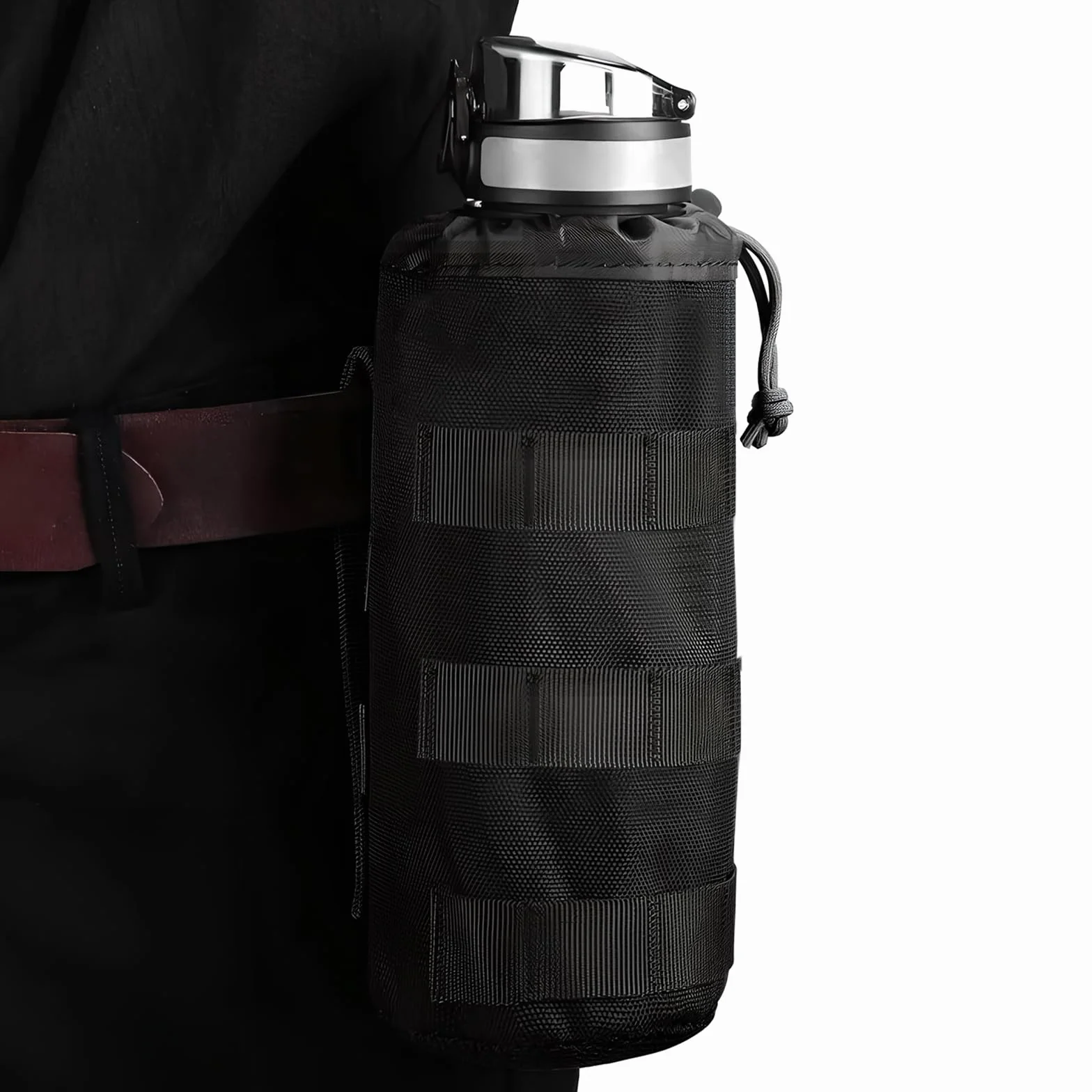 Borsa per Borraccia Molle Militare Portabottiglie Tattiche per Escursionismo Corsa Campeggio